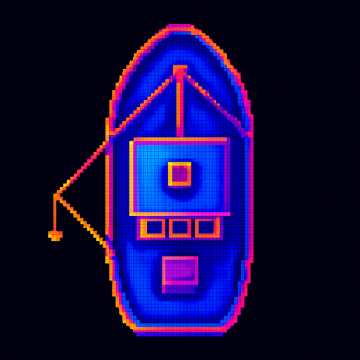 Top down view of this boat.