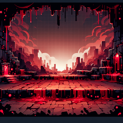 2 boyut kanlı bir arkaplan.
Single Game Texture. In-Game asset. 2d. Blank background. High contrast. No shadows.