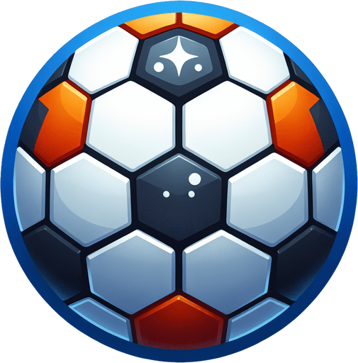 МЯЧ ФУТБОЛЬНЫЙ.
Single Game Texture. In-Game asset. 2d. Blank background. High contrast. No shadows.