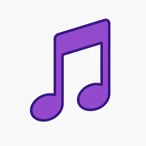 2d purple golgesiz bir nota olustur.
In-Game asset.  2d.  High contrast.  No shadows