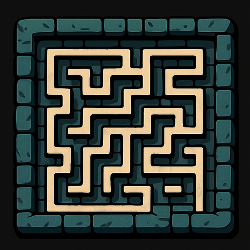 Labirent duvarı.
In-Game asset.  2d.  High contrast.  No shadows