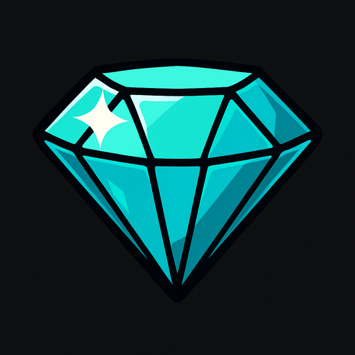 diamond.
In-Game asset.  2d.  High contrast.  No shadows