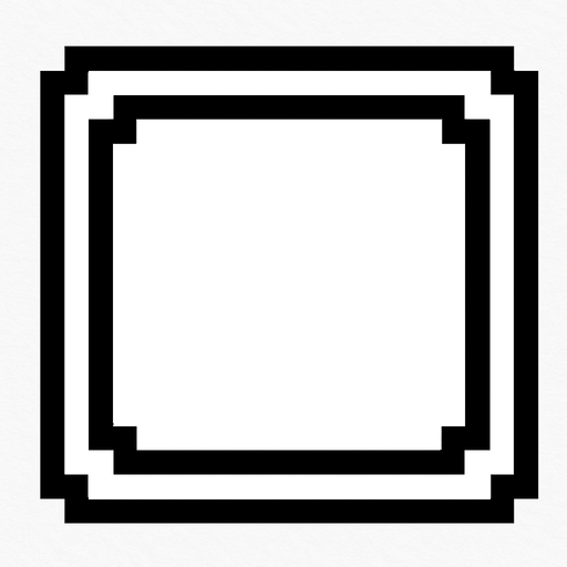 Hotbar slot.
In-Game asset.  2d.  High contrast.  No shadows