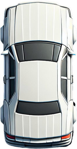 Carro visto desde arriba.
Single Game Texture.  In-Game asset