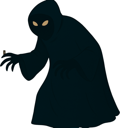 Make robe hang lower so you can't see it's feet