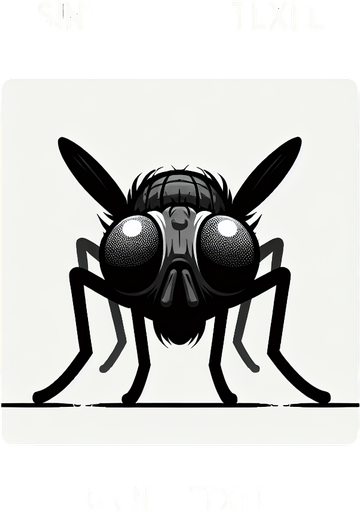 муха смотрит в камеру.
Single Game Texture. In-Game asset. 2d. Blank background. High contrast. No shadows.