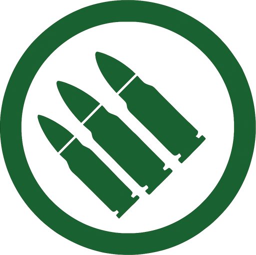 The Ammunitions size should be less and Rotate them left by 30 degrees