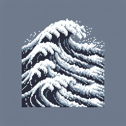 tileable white water texture pixel art.