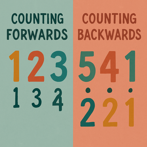 counting forwards and backwards