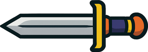 HORIZONTAL BLADE.
In-Game asset.  2d.  High contrast.  No shadows