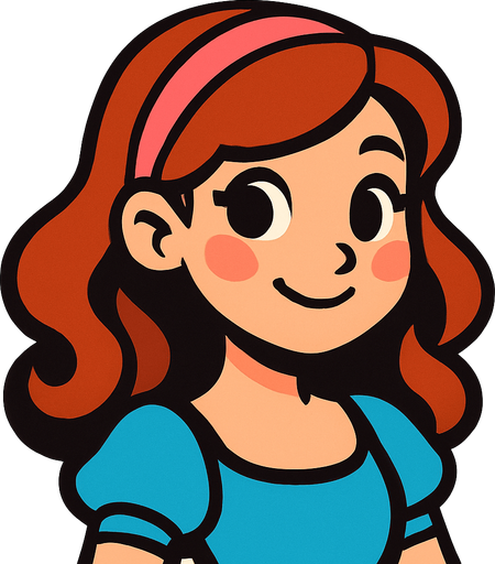 so cute woman.
In-Game asset.  2d.  High contrast.  No shadows