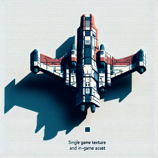 starship yukarıdan bakış 2d oyun için. Single Game Texture. In-Game asset. 2d. Blank background. High contrast. No shadows..
Single Game Texture. In-Game asset. 2d. Blank background. High contrast. No shadows.