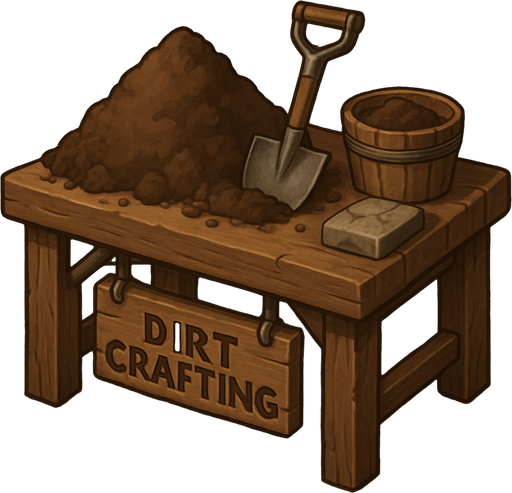 mesa de elaboracion de tierra.
In-Game asset.  2d