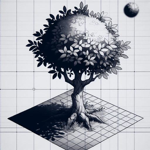 tree sepling.
Single Game Texture.  In-Game asset.  2d.  Blank background.  High contrast.  No shadows