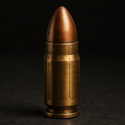 A realistic looking bullet. Add cool details. Please..
Half 3D.