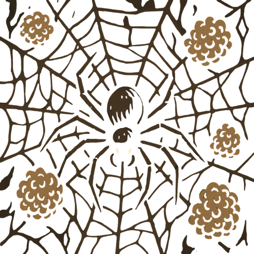Fond d'écran nid des araignées.
In-Game asset.  2d.  High contrast.  No shadows
