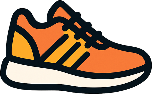 shoe icon.
In-Game asset.  2d.  High contrast.  No shadows