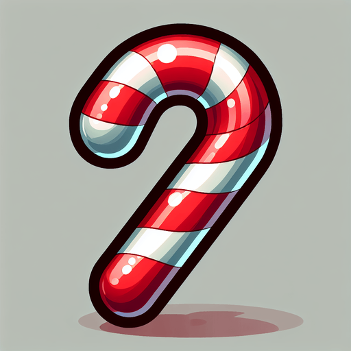 Cartoon Christmas candy cane
Single Game Texture. In-Game asset. 2d. Blank background. High contrast. No shadows.