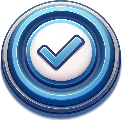 Replace the checkmark symbol with a question mark.