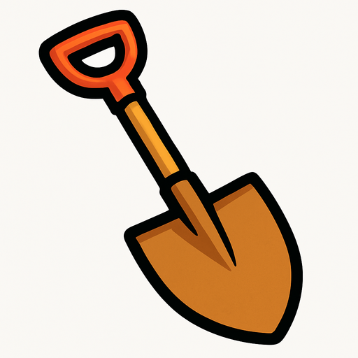 pala.
In-Game asset.  2d.  High contrast.  No shadows
