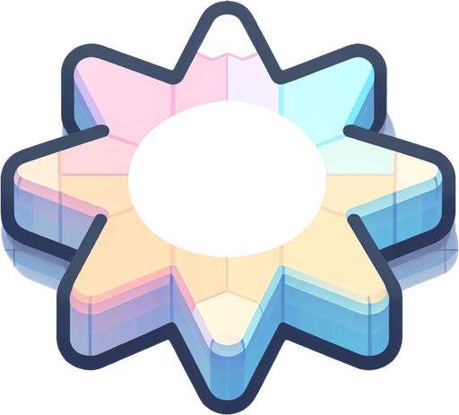 звездочка постэльные цвета.
Single Game Texture.  In-Game asset.  2d.  Blank background.  High contrast.  No shadows