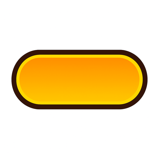 boton sin texto.
In-Game asset.  2d.  High contrast.  No shadows