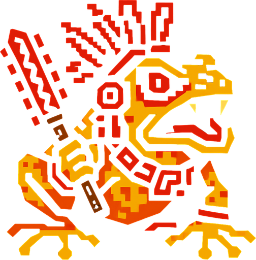 Genérame una Rana de dardo venenosa guerra azteca con eso patrones estilo pixelar, con una apariencia maligna.
In-Game asset.  2d.  High contrast.  No shadows