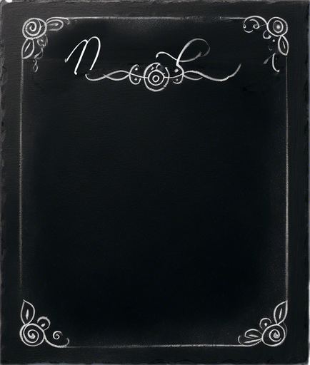 Text "NOVICE BREW" handwritten in white chalk