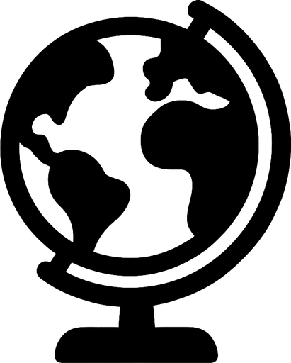 Minimalist geography icon.
In-Game asset.  2d.  High contrast.  No shadows