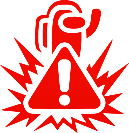 among us sabotageEffect.
In-Game asset.  2d.  High contrast.  No shadows