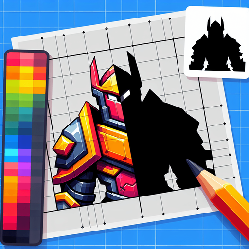 Player.
Single Game Texture.  In-Game asset.  2d.  Blank background.  High contrast.  No shadows