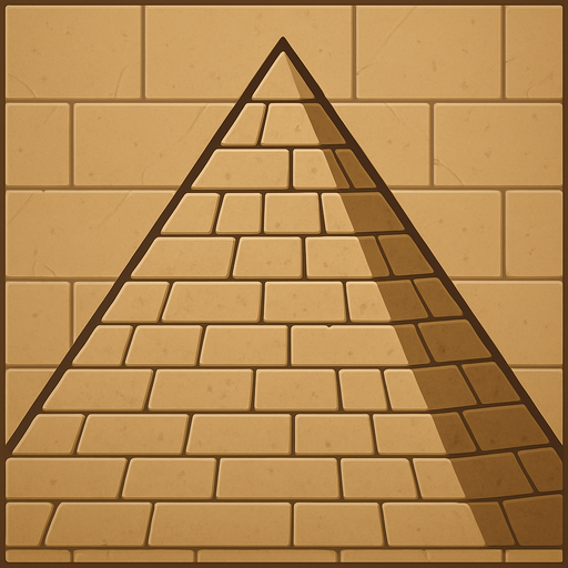 egypt wall design, background. Pyramid wall. No symbols
In-Game asset.  2d.  High contrast.  No shadows