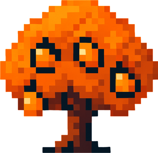 make trees leaves orange