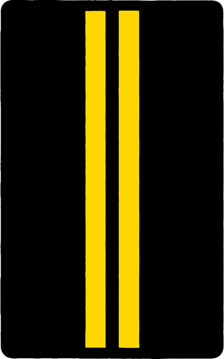lines in the middle of the road.
In-Game asset.  2d.  High contrast.  No shadows