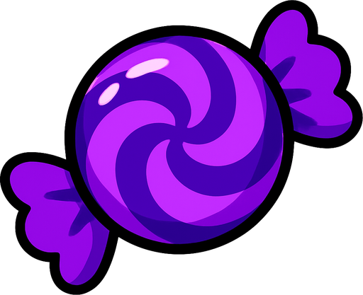 candy_purple.
In-Game asset.  2d.  High contrast.  No shadows