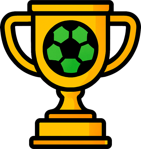football cup.
In-Game asset.  2d.  High contrast.  No shadows