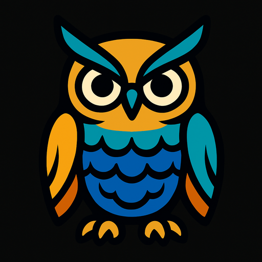 Owl.
In-Game asset.  2d.  High contrast.  No shadows