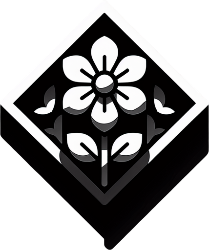 little flower.
Single Game Texture. In-Game asset. 2d. Blank background. High contrast. No shadows.