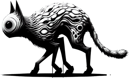 2 ayak üstünde yürüyen cat.
Single Game Texture.  In-Game asset.  2d.  Blank background.  High contrast.  No shadows