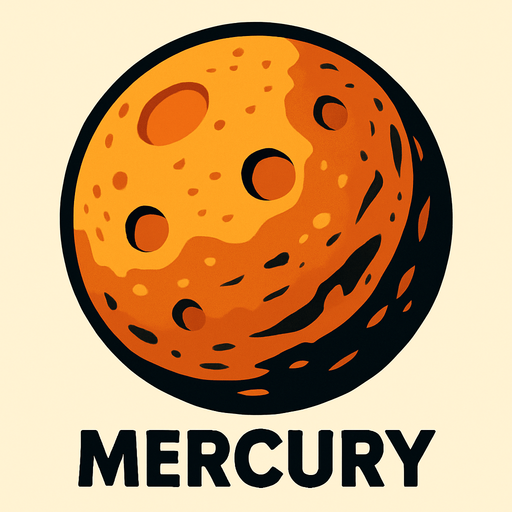 Mercury.
In-Game asset.  2d.  High contrast.  No shadows