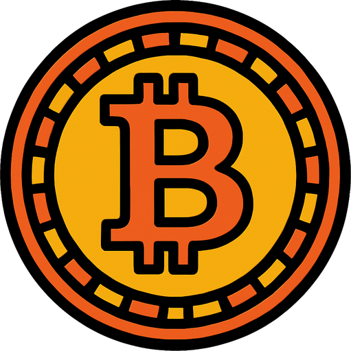 Bitcoin.
In-Game asset.  2d.  High contrast.  No shadows