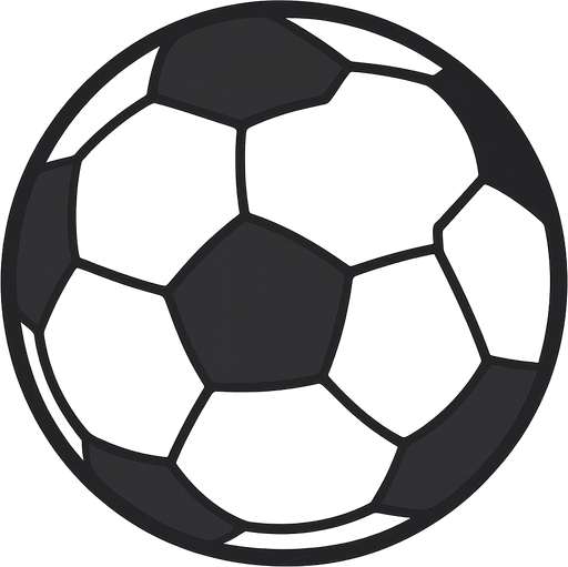 Footbal ball
. No background. Transparent background. Blank background. No shadows. 2d. In-Game asset. flat