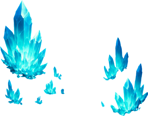 Magical underwater crystal cavern background image deep sea cave anime majestic