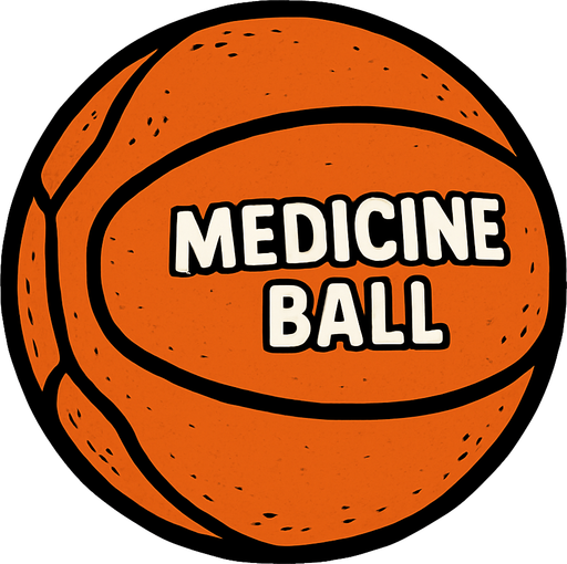 medicine ball.
In-Game asset.  2d.  High contrast.  No shadows