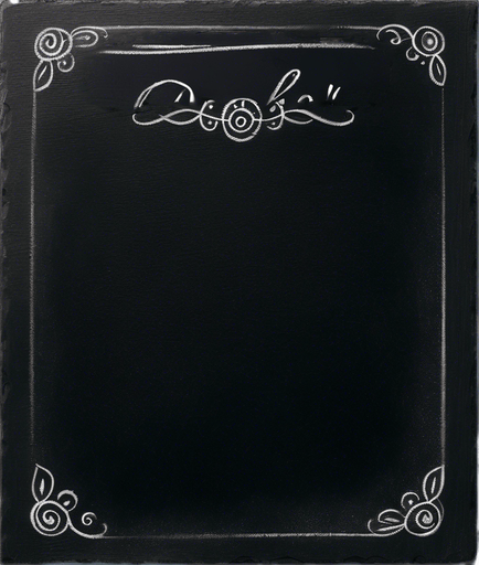 Text "ROOKIE BREW" handwritten in chalk