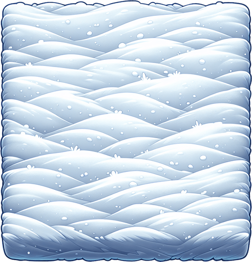 snow.
Single Game Texture. In-Game asset. 2d. Blank background. High contrast. No shadows.