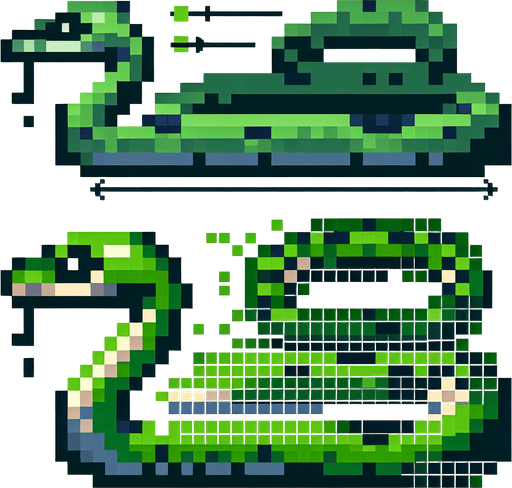 Snake body pixel no head
