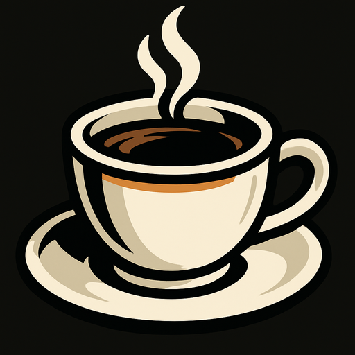 coffe.
In-Game asset.  2d.  High contrast.  No shadows