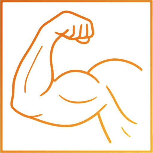 Brawn Orange and golden gradient line