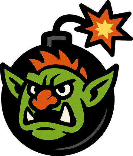 Troll bomb.
In-Game asset.  2d.  High contrast.  No shadows